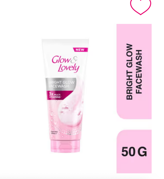Glow & Lovely Bright Glow 3X Multivitamins Face Wash (50g)
